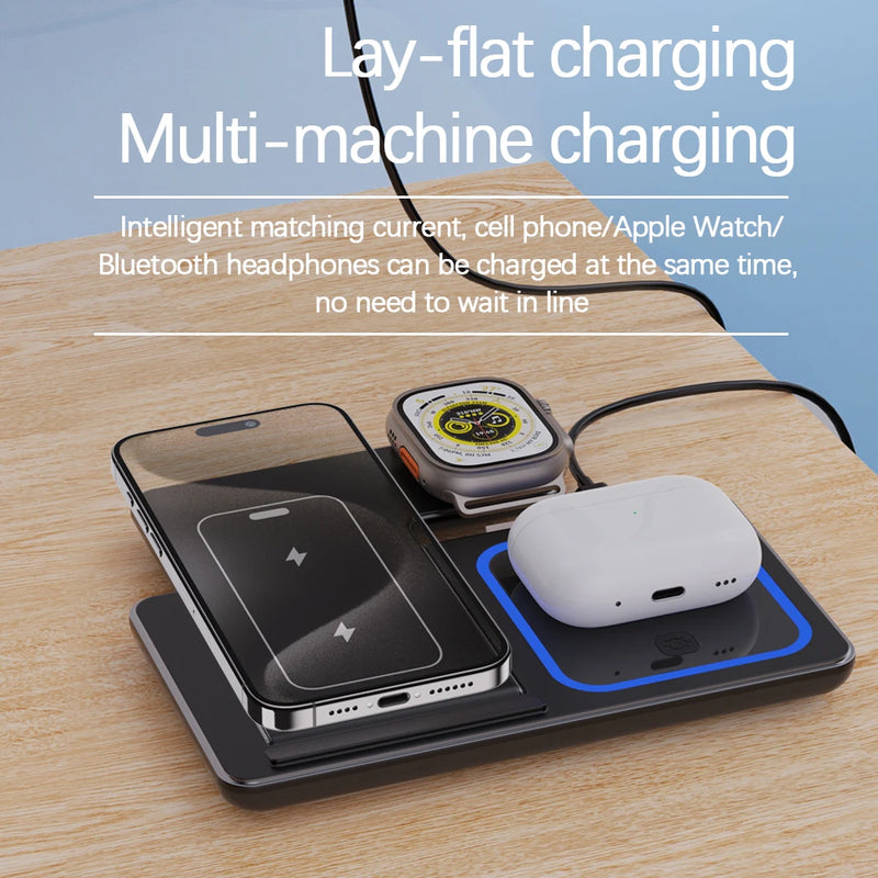 30W 3-in-1 Wireless Charger Stand