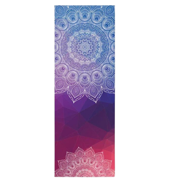 Suede Mandala Yoga Mat